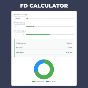 FD Calculator HTML Code