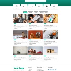 WP Finance – Finance Blog Website Templates For GeneratePress