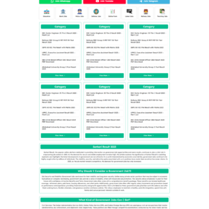 WP Result – Sarkari Result Website Templates For GeneratePress